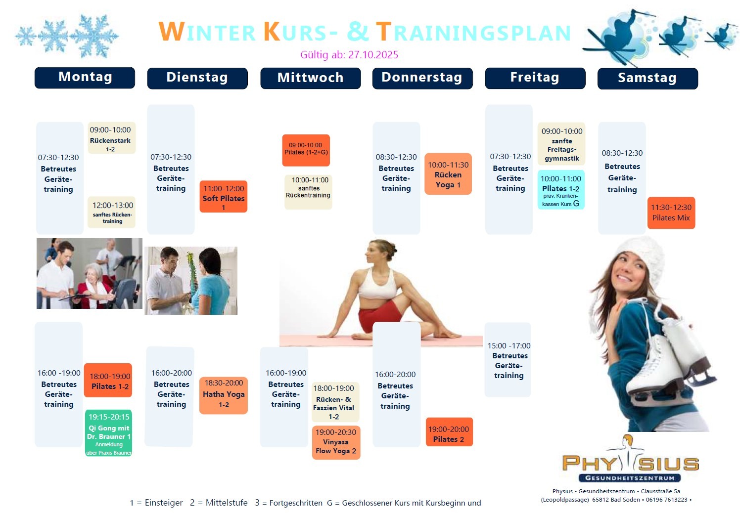 Winterkursplan 2025